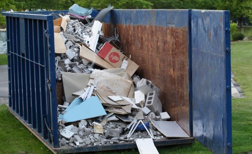Recycling center in Teddington promoting sustainability